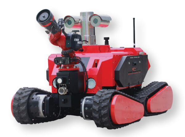 Explosion-pro of Battery Power 4-Wheels  Drive Firefighting Robot